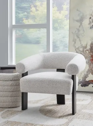 Dultish Accent Chair in Snow