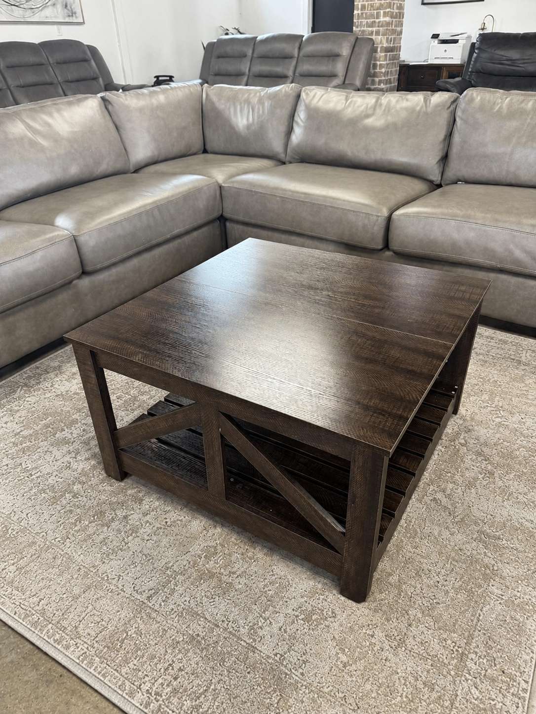 Square Farmhouse Coffee Table