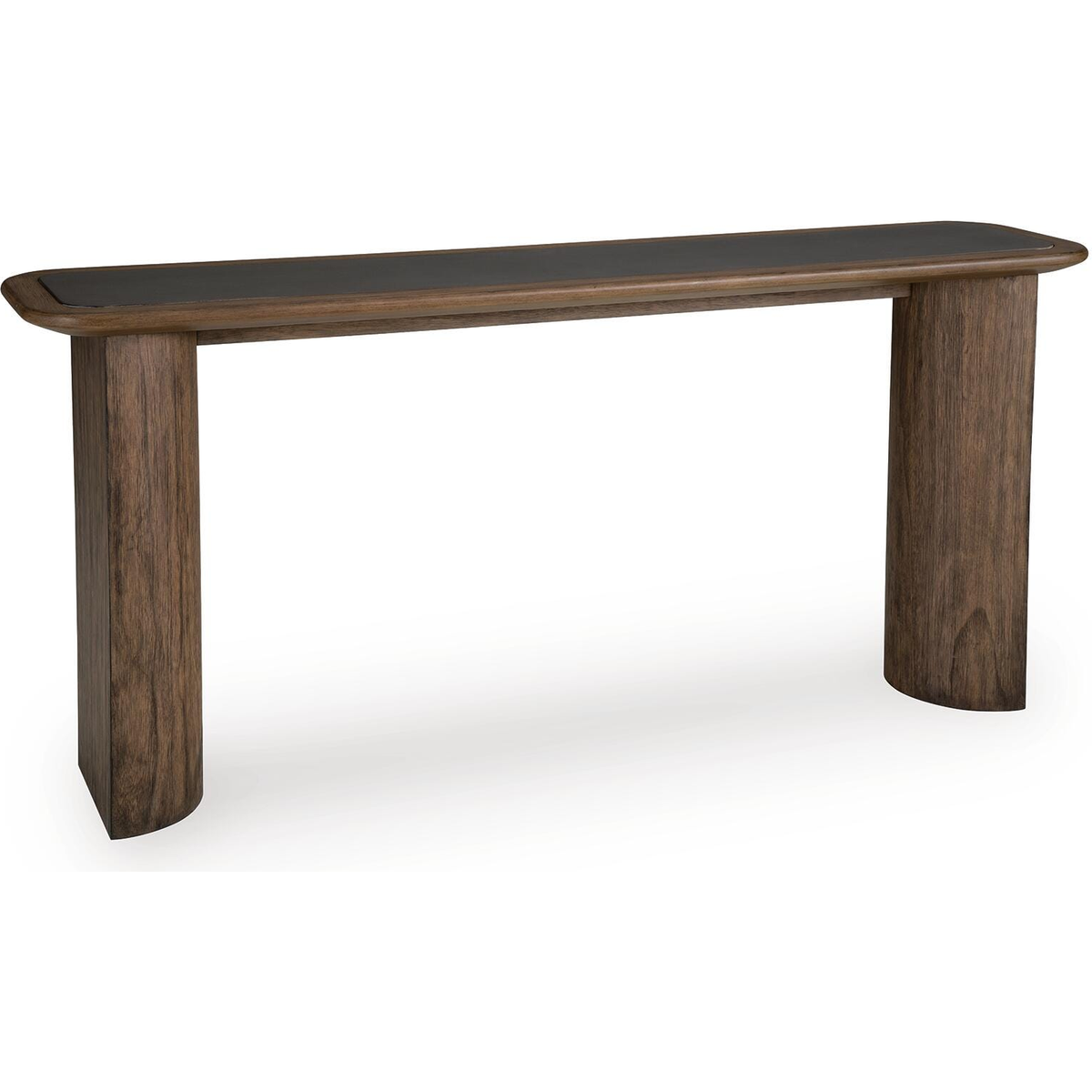 Dontayne Sofa Table in Warm Brown