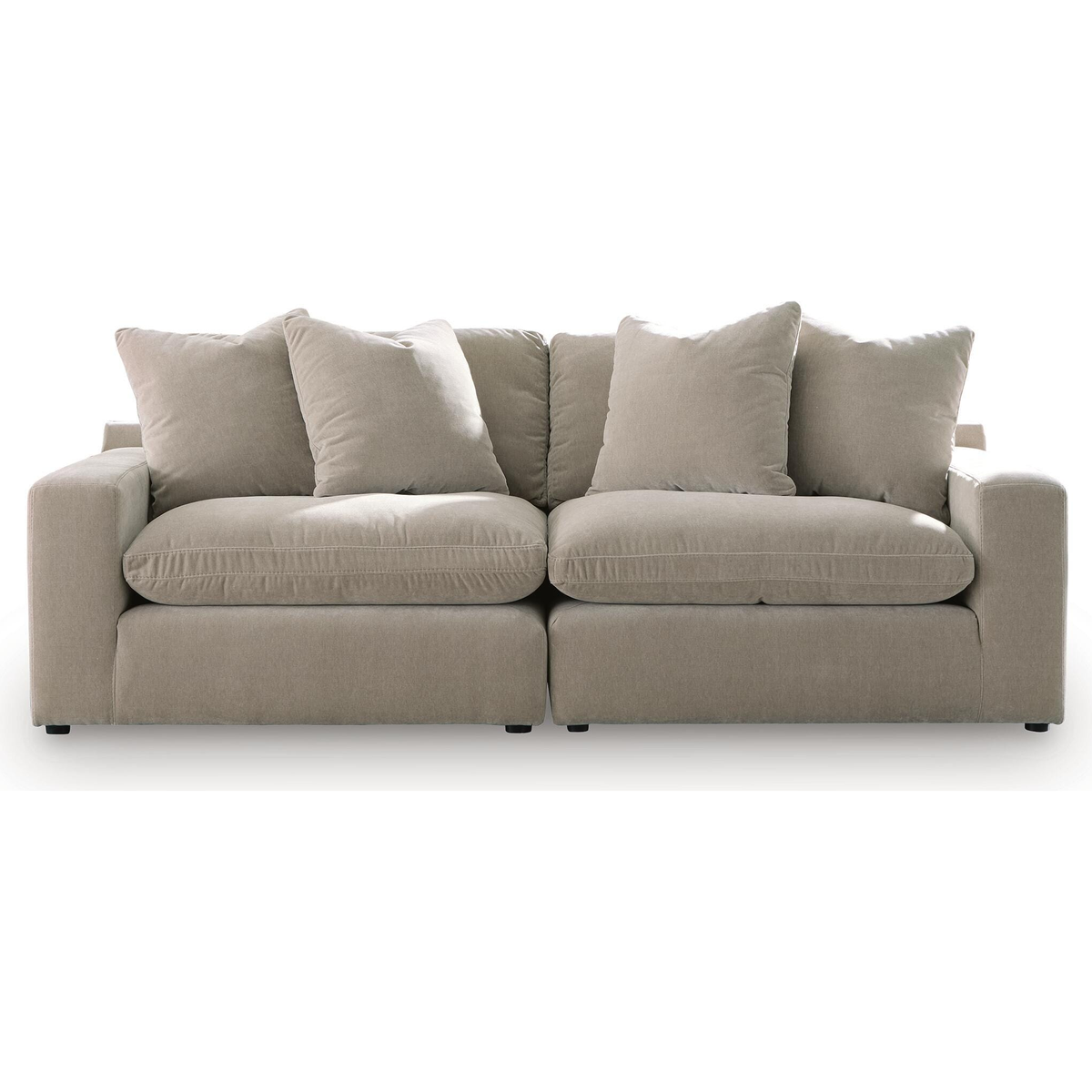 Maxton Heights 2-Piece Sectional Sofa in Pebble
